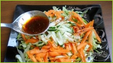Салат с китайской капустой - фото шаг 3
