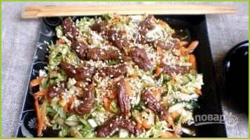 Салат с китайской капустой - фото шаг 4