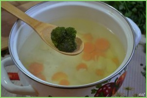 Суп-пюре из брокколи и цветной капусты - фото шаг 4