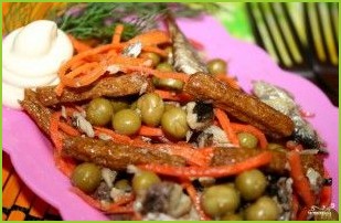Корейская морковка с сухариками - фото шаг 3