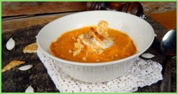 Крем-суп из тыквы со сливками - фото шаг 7