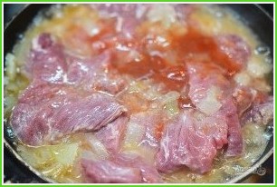 Молья де карне (португальское мясное рагу) - фото шаг 5