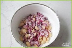 Салат из индейки с фасолью - фото шаг 2