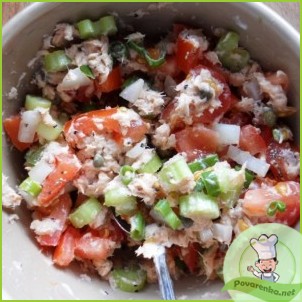 Салат из консервированной горбуши - фото шаг 6