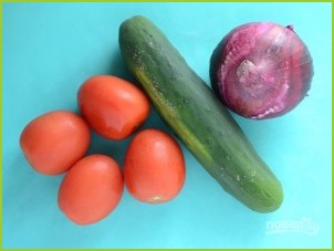 Салат из простых продуктов - фото шаг 2