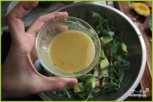 Салат из руколы и авокадо - фото шаг 3
