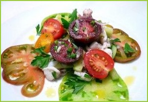 Салат с кальмарами и огурцами - фото шаг 6