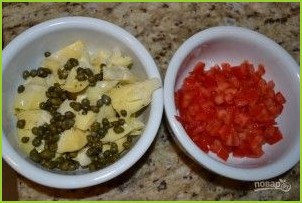 Салат с лангустинами - фото шаг 3