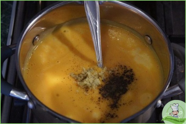 Суп-пюре из тыквы с сельдереем - фото шаг 1