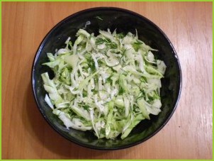 Капустный салат для похудения - фото шаг 4