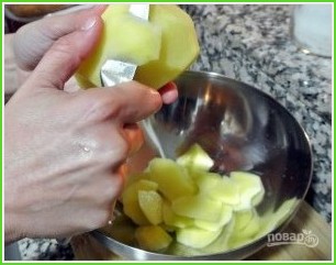 Омлет с картофелем - фото шаг 1