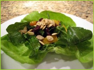 Салат из тыквы и клюквы - фото шаг 2