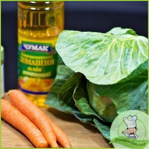 Капустный салат с морковью - фото шаг 1