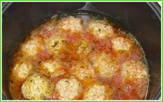 Фрикадельки в томатном соусе в мультиварке - фото шаг 5