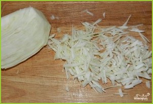 Крабовый салат с капустой - фото шаг 5