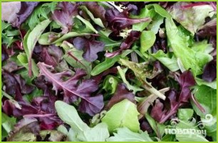 Летний салат с заправкой из пармезана - фото шаг 4
