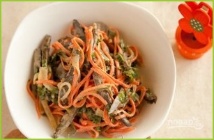 Салат из печени с морковью - фото шаг 4