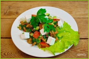 Салат с сыром фета - фото шаг 6