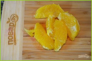 Салат из фенхеля и апельсина с заправкой из авокадо - фото шаг 3