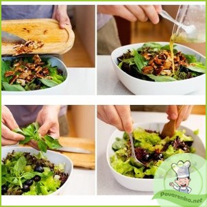 Салат из сулугуни и винограда - фото шаг 5