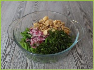 Салат из зеленой фасоли - фото шаг 4