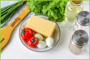 Салат с яйцом и сыром - фото шаг 1