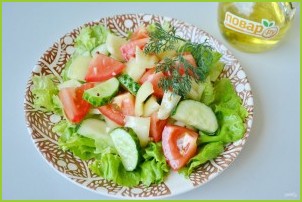 Овощной салат - фото шаг 5
