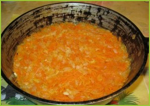 Печень с морковью и луком - фото шаг 4