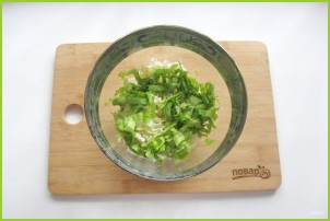 Постный салат из пекинской капусты - фото шаг 3