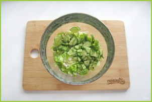 Постный салат из пекинской капусты - фото шаг 4