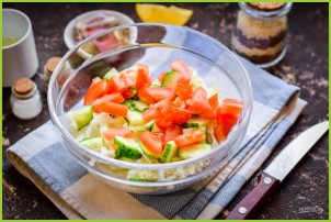 Салат из китайской капусты - фото шаг 4