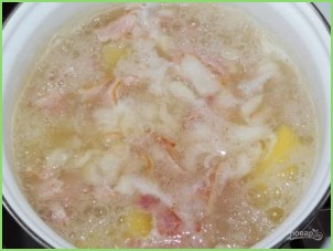 Копченый крем-суп с кабачками - фото шаг 3
