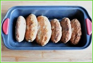 Куриные зразы с печенью и яблоком - фото шаг 5