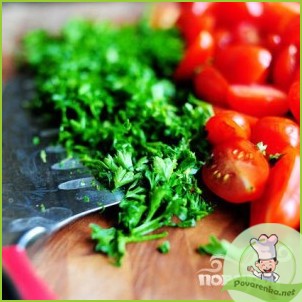 Паста салат с помидорами, цукини, и сыром Фета - фото шаг 7