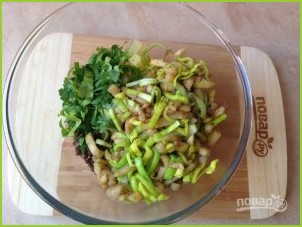 Салат из чечевицы с баклажаном и перцем - фото шаг 10