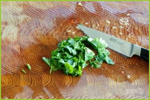 Салат с персиками и овощами - фото шаг 5