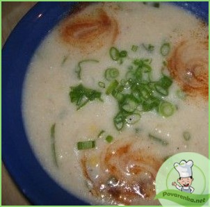 Сырный суп с цветной капустой - фото шаг 4