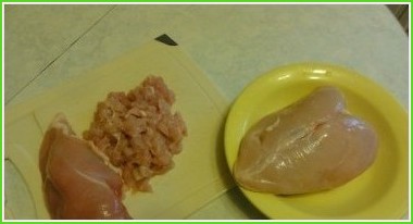 Куриные котлеты из рубленого мяса - фото шаг 1