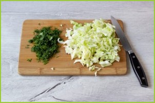 Овощной салат со сметаной - фото шаг 3