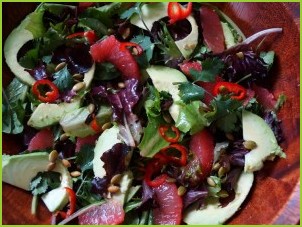 Салат из авокадо и грейпфрута - фото шаг 6