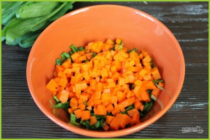 Салат с печенью, морковью и горошком - фото шаг 3