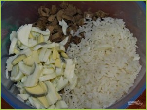 Салат с рисом и куриной печенью - фото шаг 2