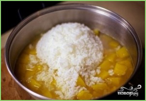 Тыквенный суп-пюре с рисом - фото шаг 7