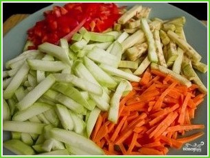 Рагу овощное с болгарским перцем - фото шаг 1