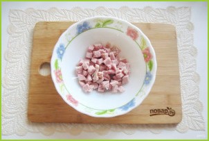 Салат со свининой и солеными огурцами - фото шаг 5