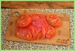 Омлет с баклажанами и помидорами - фото шаг 3