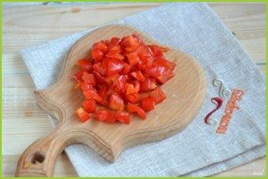 Постный салат с креветками - фото шаг 2
