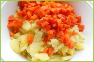 Салат из отварных овощей - фото шаг 3