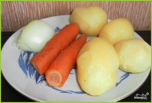 Салат картофельный с огурцами - фото шаг 1