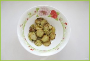 Салат с кабачками и баклажанами - фото шаг 7